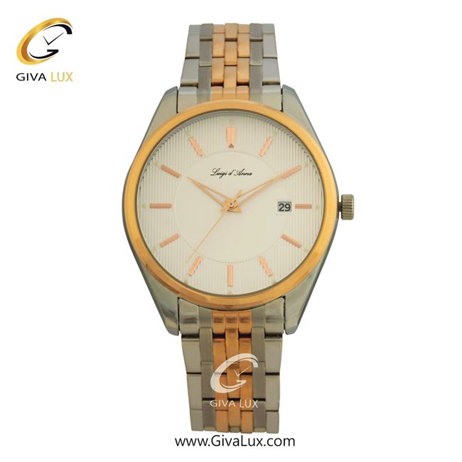 ساعت مچی اورجینال مردانه LdA | لوئیجی د آنا | Luigi d'Ana رزگلد-نقره ای | رزگلد-نقره ای| سفید| کد رفرنس 2360